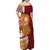 Couple Dolphins Maori Motif Family Matching Off Shoulder Maxi Dress and Hawaiian Shirt - Polynesian Pride