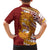 Couple Dolphins Maori Motif Family Matching Short Sleeve Bodycon Dress and Hawaiian Shirt - Polynesian Pride