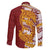 Couple Dolphins Maori Motif Family Matching Summer Maxi Dress and Hawaiian Shirt - Polynesian Pride