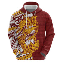 Couple Dolphins Maori Motif Hoodie LT9 - Polynesian Pride