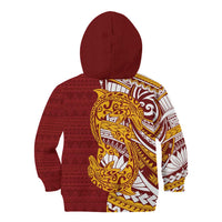 Couple Dolphins Maori Motif Kid Hoodie - Polynesian Pride