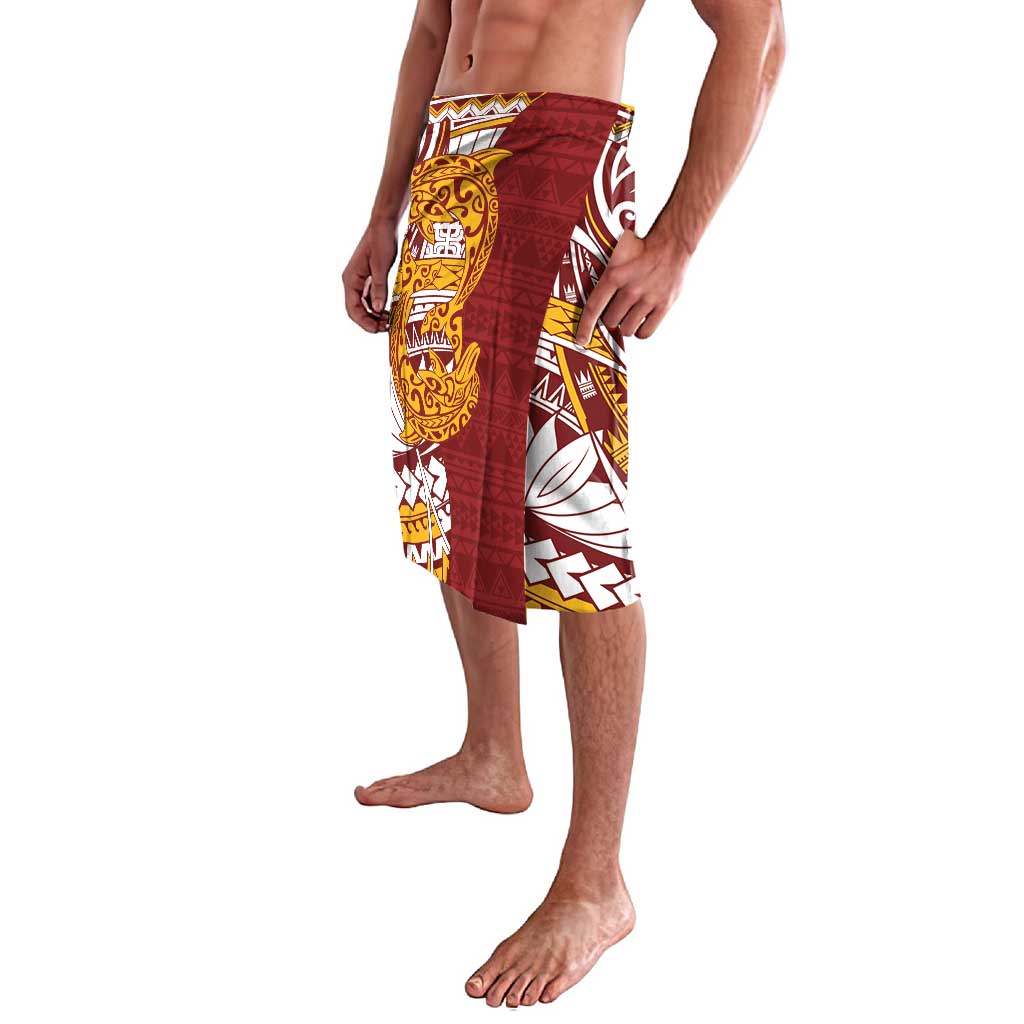 Couple Dolphins Maori Motif Lavalava - Polynesian Pride