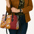 Couple Dolphins Maori Motif Leather Bag - Polynesian Pride