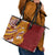 Couple Dolphins Maori Motif Leather Tote Bag - Polynesian Pride