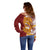 Couple Dolphins Maori Motif Off Shoulder Sweater - Polynesian Pride