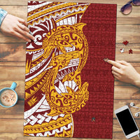 Couple Dolphins Maori Motif Puzzle - Polynesian Pride