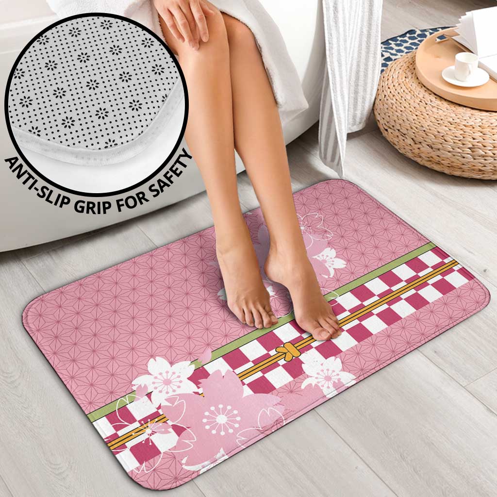 Japanese Asanoha Pattern Bathroom Set Charm Against Evil Spirits - Polynesian Pride