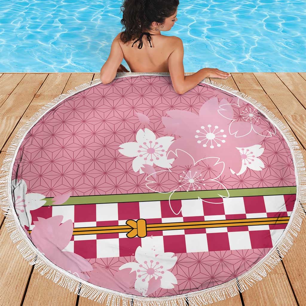 Japanese Asanoha Pattern Beach Blanket Charm Against Evil Spirits - Polynesian Pride