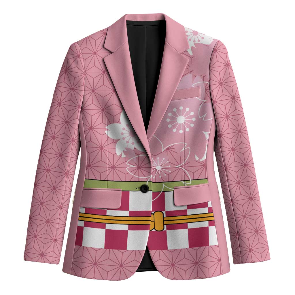 Japanese Asanoha Pattern Blazer Charm Against Evil Spirits - Polynesian Pride