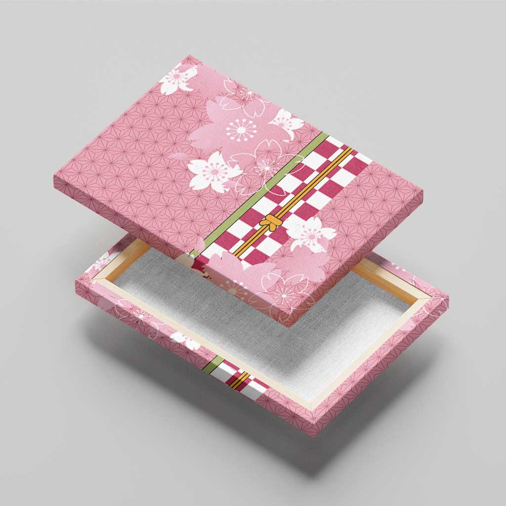 Japanese Asanoha Pattern Canvas Wall Art Charm Against Evil Spirits - Polynesian Pride