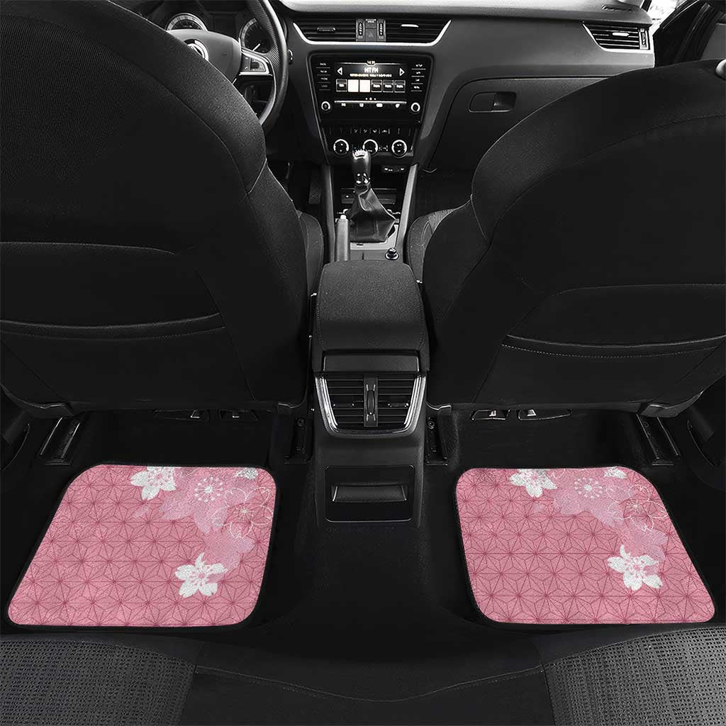 Japanese Asanoha Pattern Car Mats Charm Against Evil Spirits - Polynesian Pride