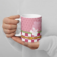 Japanese Asanoha Pattern Ceramic Mug Charm Against Evil Spirits - Polynesian Pride