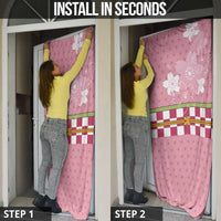 Japanese Asanoha Pattern Door Cover Charm Against Evil Spirits - Polynesian Pride