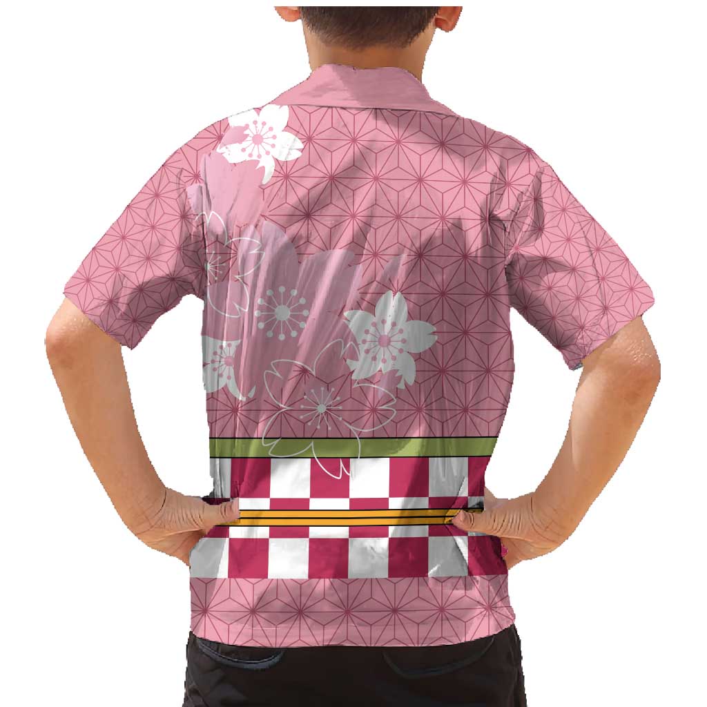 Japanese Asanoha Pattern Family Matching Mermaid Dress and Hawaiian Shirt Charm Against Evil Spirits - Polynesian Pride