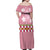 Japanese Asanoha Pattern Family Matching Off Shoulder Maxi Dress and Hawaiian Shirt Charm Against Evil Spirits - Polynesian Pride