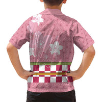 Japanese Asanoha Pattern Family Matching Puletasi and Hawaiian Shirt Charm Against Evil Spirits - Polynesian Pride