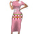 Japanese Asanoha Pattern Family Matching Short Sleeve Bodycon Dress and Hawaiian Shirt Charm Against Evil Spirits - Polynesian Pride