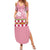 Japanese Asanoha Pattern Family Matching Summer Maxi Dress and Hawaiian Shirt Charm Against Evil Spirits - Polynesian Pride