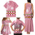 Japanese Asanoha Pattern Family Matching Tank Maxi Dress and Hawaiian Shirt Charm Against Evil Spirits - Polynesian Pride