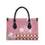 Japanese Asanoha Pattern Leather Bag Charm Against Evil Spirits - Polynesian Pride