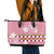Japanese Asanoha Pattern Leather Tote Bag Charm Against Evil Spirits - Polynesian Pride