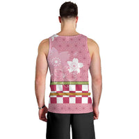 Japanese Asanoha Pattern Men Tank Top Charm Against Evil Spirits - Polynesian Pride