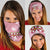 Japanese Asanoha Pattern Neck Gaiter Charm Against Evil Spirits - Polynesian Pride
