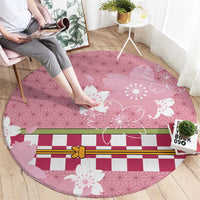 Japanese Asanoha Pattern Round Carpet Charm Against Evil Spirits - Polynesian Pride