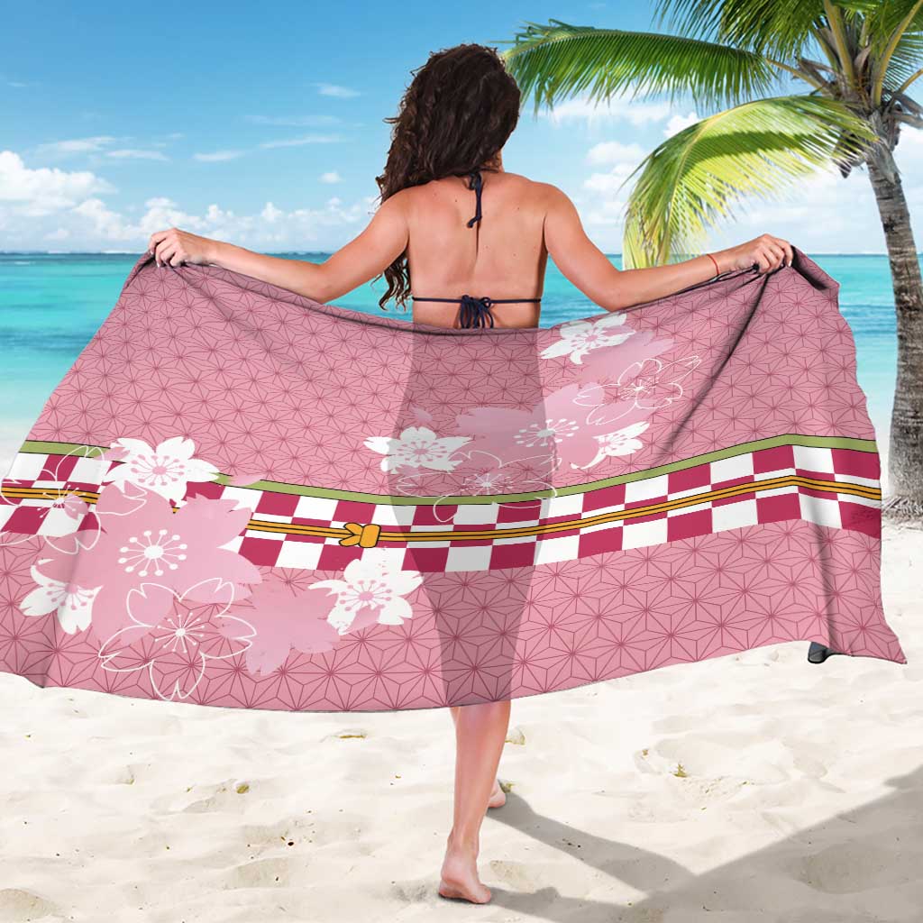 Japanese Asanoha Pattern Sarong Charm Against Evil Spirits - Polynesian Pride