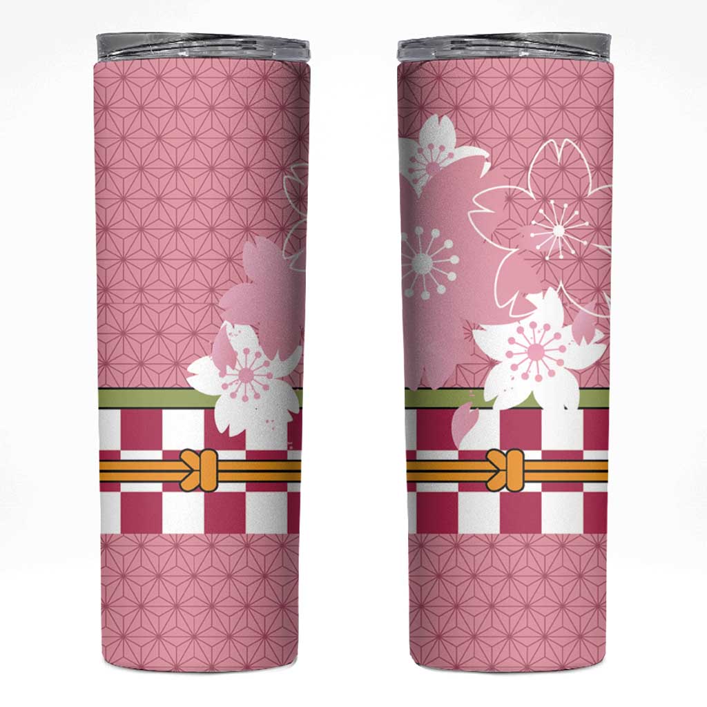 Japanese Asanoha Pattern Skinny Tumbler Charm Against Evil Spirits - Polynesian Pride