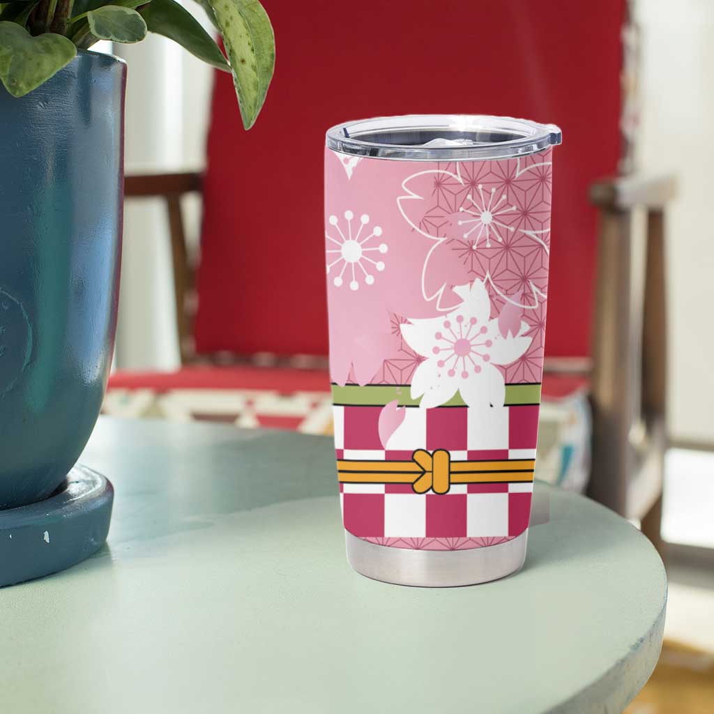 Japanese Asanoha Pattern Tumbler Cup Charm Against Evil Spirits - Polynesian Pride