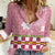 Japanese Asanoha Pattern Women Casual Shirt Charm Against Evil Spirits - Polynesian Pride