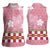 Japanese Asanoha Pattern Women Sleeveless Polo Shirt Charm Against Evil Spirits - Polynesian Pride