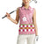 Japanese Asanoha Pattern Women Sleeveless Polo Shirt Charm Against Evil Spirits - Polynesian Pride