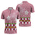 Japanese Asanoha Pattern Zipper Polo Shirt Charm Against Evil Spirits - Polynesian Pride