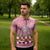 Japanese Asanoha Pattern Zipper Polo Shirt Charm Against Evil Spirits - Polynesian Pride