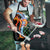 Japanese Asanoha Pattern Apron Sun Flame Slayer Dragon Hinokami Kagura Spirit - Polynesian Pride