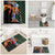 Japanese Asanoha Pattern Bathroom Set Sun Flame Slayer Dragon Hinokami Kagura Spirit - Polynesian Pride