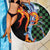 Japanese Asanoha Pattern Beach Blanket Sun Flame Slayer Dragon Hinokami Kagura Spirit - Polynesian Pride