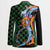 Japanese Asanoha Pattern Blazer Sun Flame Slayer Dragon Hinokami Kagura Spirit - Polynesian Pride