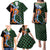 Japanese Asanoha Pattern Family Matching Puletasi and Hawaiian Shirt Sun Flame Slayer Dragon Hinokami Kagura Spirit - Polynesian Pride