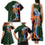 Japanese Asanoha Pattern Family Matching Tank Maxi Dress and Hawaiian Shirt Sun Flame Slayer Dragon Hinokami Kagura Spirit - Polynesian Pride