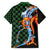 Japanese Asanoha Pattern Family Matching Tank Maxi Dress and Hawaiian Shirt Sun Flame Slayer Dragon Hinokami Kagura Spirit - Polynesian Pride