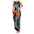 Japanese Asanoha Pattern Family Matching Tank Maxi Dress and Hawaiian Shirt Sun Flame Slayer Dragon Hinokami Kagura Spirit - Polynesian Pride