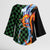 Japanese Asanoha Pattern Kimono Sleeve Blouse Sun Flame Slayer Dragon Hinokami Kagura Spirit - Polynesian Pride