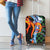 Japanese Asanoha Pattern Luggage Cover Sun Flame Slayer Dragon Hinokami Kagura Spirit - Polynesian Pride