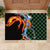 Japanese Asanoha Pattern Rubber Doormat Sun Flame Slayer Dragon Hinokami Kagura Spirit - Polynesian Pride