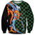 Japanese Asanoha Pattern Sweatshirt Sun Flame Slayer Dragon Hinokami Kagura Spirit - Polynesian Pride