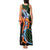 Japanese Asanoha Pattern Tank Maxi Dress Sun Flame Slayer Dragon Hinokami Kagura Spirit - Polynesian Pride