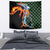 Japanese Asanoha Pattern Tapestry Sun Flame Slayer Dragon Hinokami Kagura Spirit - Polynesian Pride